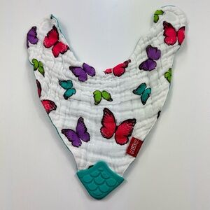 Nuby Colorful Butterfly Teething Bib